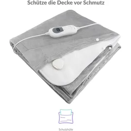 TrueLife TLHB1508 Heizdecke 80 x 150 cm Grau