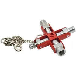 SCHUEBO Doppel-Schaltschrankschlüssel SuBMaster 9 in 1 14 Funktionen ( 4000829766 )