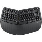 Perixx PERIBOARD-613 DE B, Bluetooth Tastatur Schwarz Ergonomisch