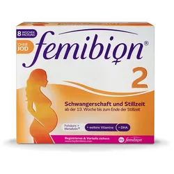 FEMIBION 2 SCHWANGERSCHAFT+STILLZEIT ohne Jod, Folsäure 2X60 St