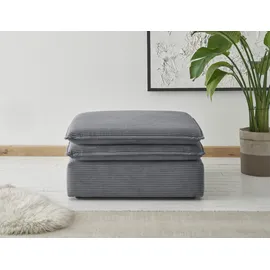 Home Affaire Hocker PIAGGE Cord 0 x 0 x 0 cm Grau