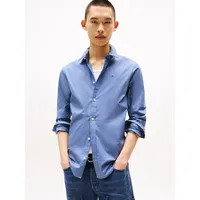 Tommy Jeans Herren, Hemd Original Stretch Langarm, blau (Blue
