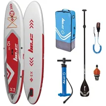 Zray Aufblasbares Stand Up Paddle Board X2 Komplettset Rot 330 x 81 x 15 cm inkl. Zubehör