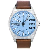 Diesel Scraper Blaues Zifferblatt Tag/Datumsanzeige Quarz DZ2174 50M Herrenuhr