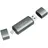 Logilink USB 3.2 (Gen1) Kartenleser für SD- und microSD-Karte, Aluminiumgehäuse,