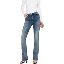 Only Mila Jeans Flared in Mittelblau-W26 / L32