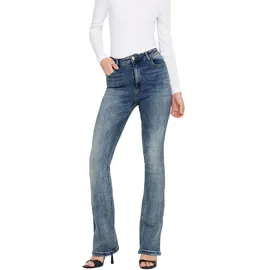 Only Mila Jeans Flared in Mittelblau-W26 / L32