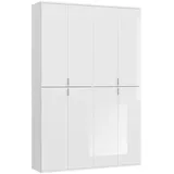 MID.YOU Garderobenschrankkombination Projekt X ca. 122x193 cm Weiß