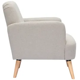 miliboo Sessel ISKO Polyester 70 x 80 x 80 cm Beige