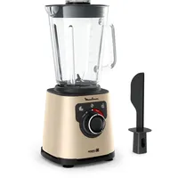 Moulinex LM871A10 Standmixer, Beige, Schwarz, Transparent