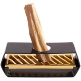 Berk Räucherhalter für Palo Santo Sticks, Metall, Schwarz-goldene