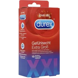 DUREX Gefühlsecht Extra Groß 10 St.