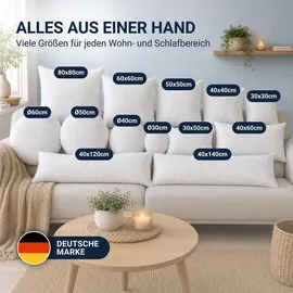 arsvita Kissenfüllung 60 x 60 cm Weiß