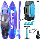 Bluefin Cruise 10'8 Aufpumpbares Paddleboard| SUP-Board für Erwachsene| Bluefin Cruise 10'8 SUP| Tragbar & Reisesicher | Paddleboard-Paket| Inklusive Paddleboard-Zubehör