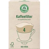 Lebensbaum Kaffeefilter Papier Größe 4 (100St)