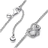 Pandora 68321 Damen-Geschenkset Funkelndes Unendlichkeits-Herz