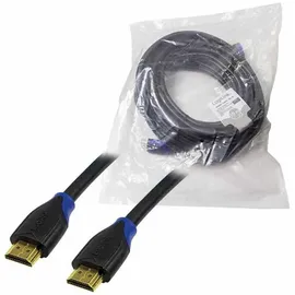 Logilink HDMI Anschlusskabel HDMI-A Stecker HDMI-A Stecker 10 m Schwarz/Blau