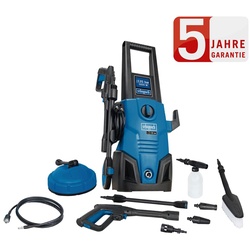 Scheppach Hochdruckreiniger HCE1650, 135 bar, Flächenreiniger Bürsten +Zubehör