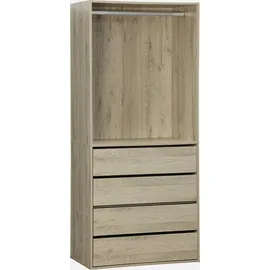 sweeek - Modul mit 4 Schubladen und Kleiderschrank