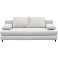 P & B Schlafsofa, Weiß, Textil, 2-Sitzer, Füllung: Schaumstoff, 206x88x87 cm, Made in EU, Kinder- & Jugendzimmer, Jugendmöbel, Jugendsofas