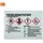 TRIZERATOP Warnschild Dieselkraftstoff 10 x 7,5 cm bunt