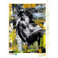 Calvendo Puzzle Männer - übermalte Aktfotografien 1000 Teile Lege-Größe