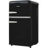 Syntrox 81 l Retro Kühlschrank | Mini Kühlschrank Kirkenta | Hotelkühlschrank, 24 Liter Gefrierfach, 62 Watt, leicht zu reinigen, Getränkekühlschrank