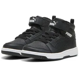 Puma Rebound V6 Mid Winterized AC+ Sneaker Kinder 01 black/white 34