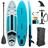 e4fun Stand Up Paddle Board 305 x 71 x 10 cm weiß/schwarz/türkis