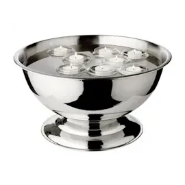 Edzard 2er Set Champagnerkühler Cara, Edelstahl hochglanzpoliert, Ø 40 cm, Höhe 21 cm