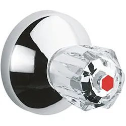 Grohe Ventil Oberbau 19831000 Markierung rot, Unterputz, chrom