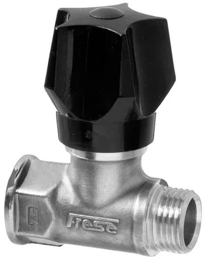 stop valve dn15 med f raw brass with handle