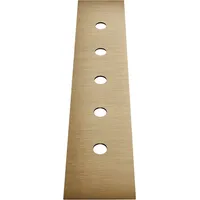 GESSI 5-Loch Dekor-Platte für Secur Box - warm bronze