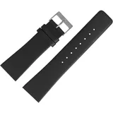 Skagen Uhrenarmband 24mm Leder Schwarz - 697XLMLMB