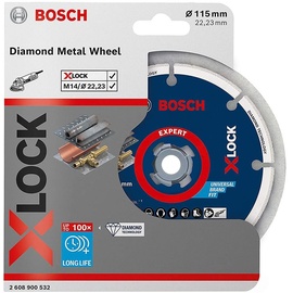 Bosch Professional X-LOCK Expert Diamanttrennscheibe 115mm, 1er-Pack (2608900532)