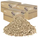 Hackschnitzel für Ofen Rindenmulch für Garten Hochbeet Holz Pflanzen Einstreu Holzhackschnitzel Grob Holzschnitzel Streu Beet Abdeckung Deko Abdeckung 100-500 L flameup, Menge:300 L