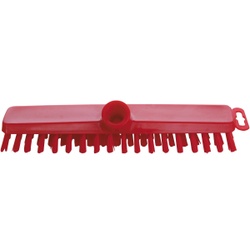 Haug Hygiene Wischer, 295 x 60 x 70 mm, Besatz: PBT Ø 0,50 mm (hart), Besatzfarbe: rot