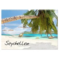 Calvendo Seychellen (Wandkalender 2026 DIN A3 quer), CALVENDO Monatskalender: