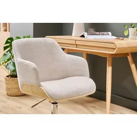 miliboo Earl Samtstoff Beige