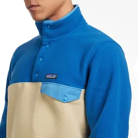 Patagonia Lightweight Synchilla Snap-T Pullover Blau / Beige XL
