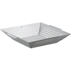 RÖSLE Grillpfanne »Grill- und Gemüsepfanne«, Edelstahl 18/10 Rösle silber