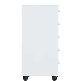 vidaXL Schubladenschrank 48 x 15 x 48 cm weiß