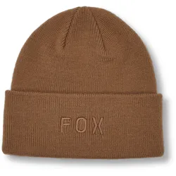 Fox Wordmark Beanie OS - Walnut