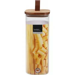 Vorratsdose GLAS/BAMBUS - transparent