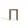 byLIVING Bartisch Nele 80 x 104 cm Braun