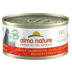 Almo nature HFC Natural Huhn und Garnelen 24x70 g