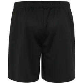 lotto Trainingsshorts LOTTO, Herren, Gr. XXL (60/62), Normalgrößen, schwarz (caviar), 100% Polyester, unifarben, kurz, Hosen, - mit dezenter Logostickerei auf dem Bein