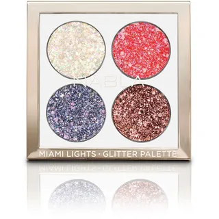 nabla Miami Lights Glitter Palette Lidschatten Palette 4 g