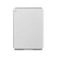 LaCie MOBILE DRIVE Moon 1TB tragbare externe Festplatte, 2.5 Zoll, Mac & PC, silber, inkl. 2 Jahre Rescue Service, Modellnr.: STHG1000400