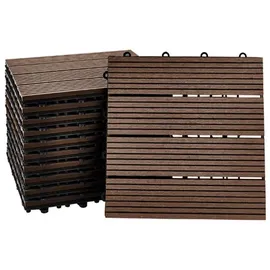 Home Deluxe WPC Bavaro dunkelbraun 30 x 30 x 2,2 cm